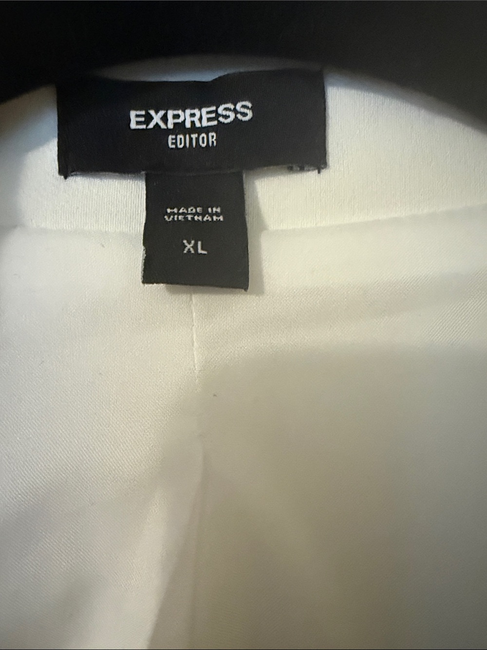 White Express Editor Ankle Pants Suit Size 16 Long/XL - Picture 7 of 13